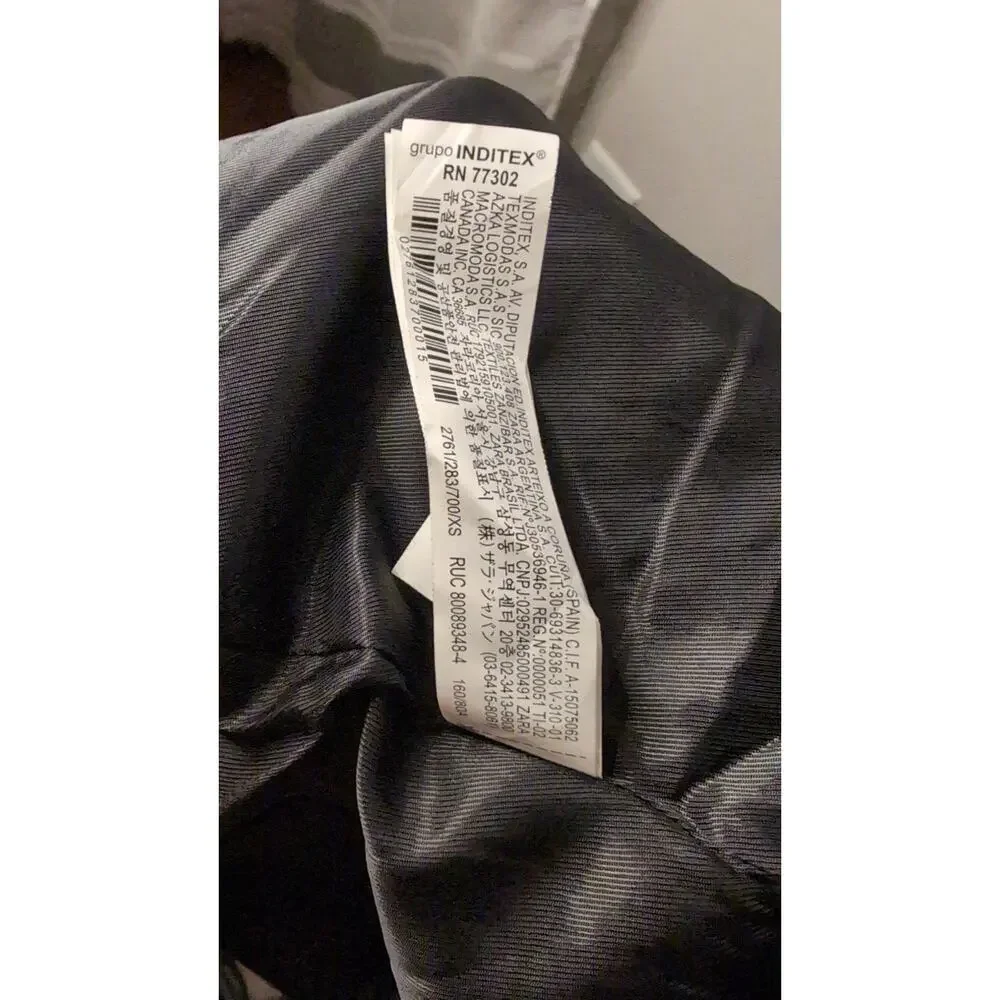 Zara Houndstooth Heritage Oversized Wool Blend Coat Blazer - Picture 11 of 12